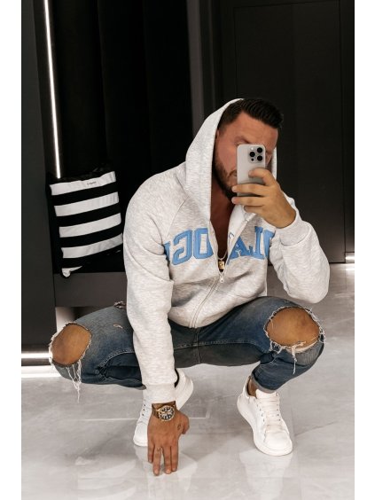 Olavoga Iris Men mikina (Konfekčná veľkosť M, Farba Sivá )