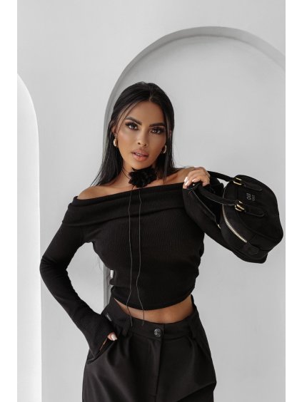 Olavoga Creamed Fog blúzka (Konfekčná veľkosť S, Farba Čierna)