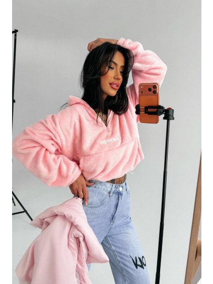 Olavoga Emino sveter (Konfekčná veľkosť S, Farba Ružová )