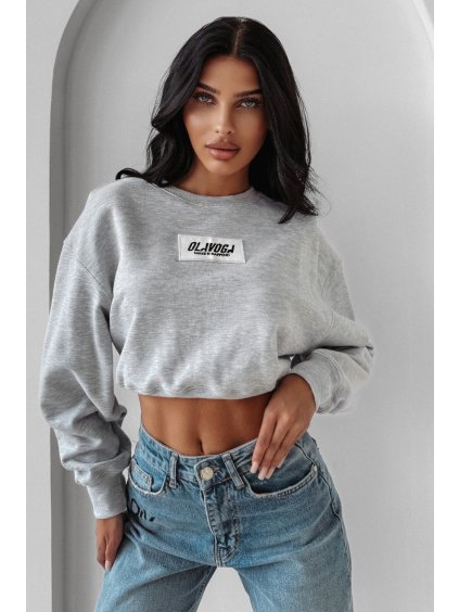 Olavoga Cinnamon Haze sveter (Konfekčná veľkosť M, Farba Sivá )