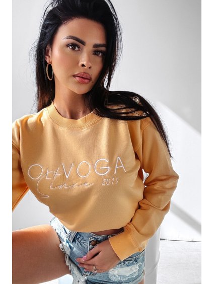 OlaVoga Lena sveter (Farba Oranžová, Konfekčná veľkosť M)