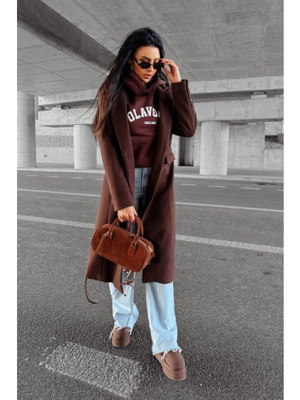 Olavoga Primo kabát (Farba Bordová, Konfekčná veľkosť M)