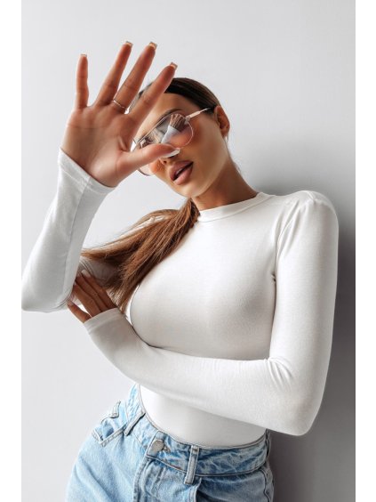 Olavoga Pelle body (Farba Hnedá, Konfekčná veľkosť M)