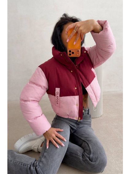 Olavoga Kiar bunda (Konfekčná veľkosť M, Farba Ružová)