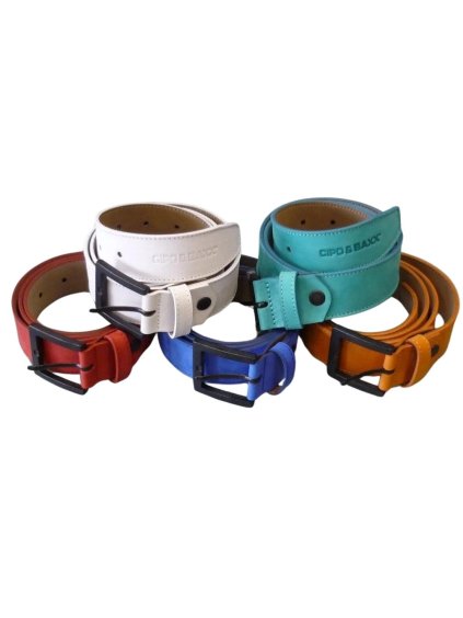 Opasok CIPO & BAXX C-2122 (Dĺžka opasku 110, Farba Béžová)