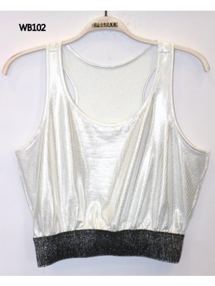 Dámsky top CIPO & BAXX WB102 WHITE (Farba biela, Konfekčná veľkosť XL)