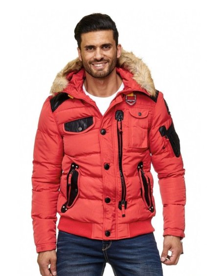 Pánská bunda CIPO & BAXX CM120 RED