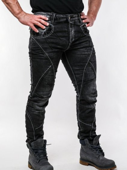 Pánské džíny CIPO & BAXX CD288 (Barva Černá, Konfekční velikost W40/L32)