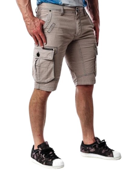 Pánske kraťasy CIPO & BAXX CK188 GREY (Farba Sivá, Konfekčná veľkosť W40)