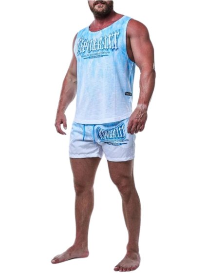Pánsky plážový komplet CIPO & BAXX CUK248 BLUE (Farba Modrá, Konfekčná veľkosť XXL)