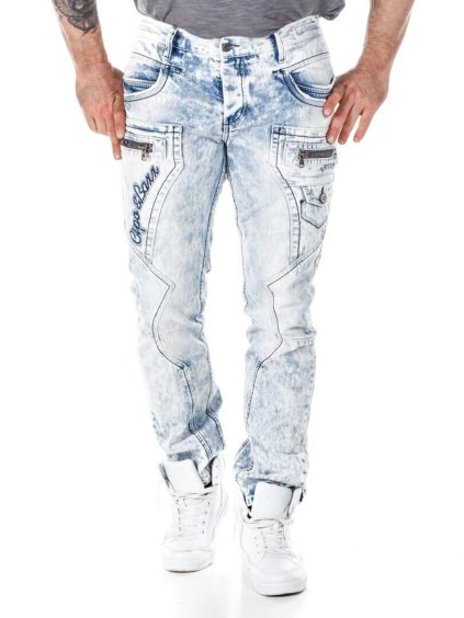 Pánské džíny CIPO & BAXX CD272 LIGHT BLUE (Barva Modrá, Konfekční velikost W42/L32)