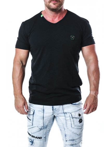 Pánske tričko CIPO & BAXX CT648 BLACK (Farba čierna, Konfekčná veľkosť XXL)