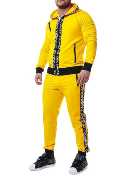 Pánska súprava CIPO & BAXX CLR131 YELLOW (Farba Žltá, Konfekčná veľkosť XXL)