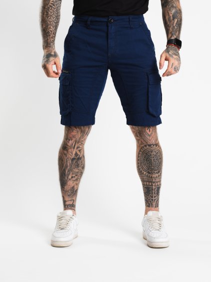 Pánske kraťasy CIPO & BAXX CK188 NAVY BLUE (Farba Modrá, Konfekčná veľkosť W40)