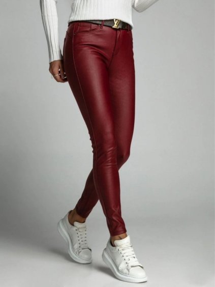 Dámske nohavice ZARA (Farba Červená, Konfekčná veľkosť W32)