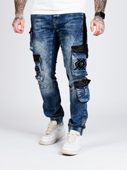 Pánske rifle CIPO & BAXX CD790 BLUE (Konfekčná veľkosť W38)