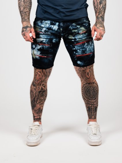 Pánske kraťasy CIPO & BAXX CK205 DARKBLUE (Farba Modrá, Konfekčná veľkosť W42)