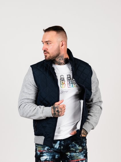 Pánska bunda CIPO & BAXX CJ295 NAVYBLUE (Farba Modrá, Konfekčná veľkosť XXL)