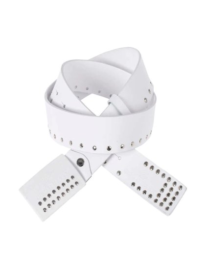 Opasok CIPO & BAXX CG163 WHITE (Dĺžka opasku 112, Farba Biela)