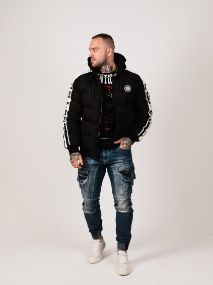 Pánská bunda CIPO & BAXX CM222 BLACK (Barva Černá, Konfekční velikost M)