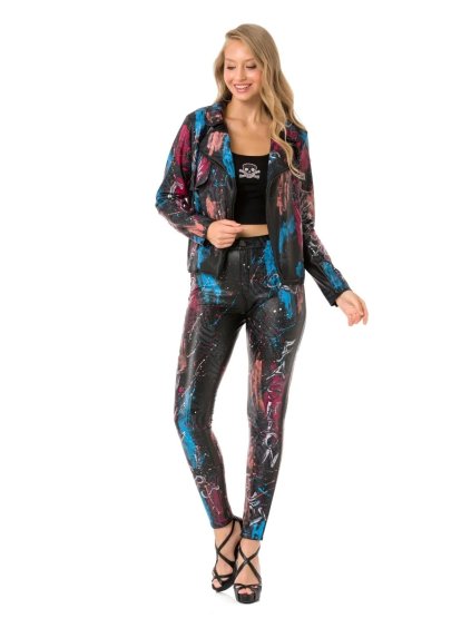 Dámska bunda CIPO & BAXX WJ203 (Farba Čierna, Konfekčná veľkosť XL)