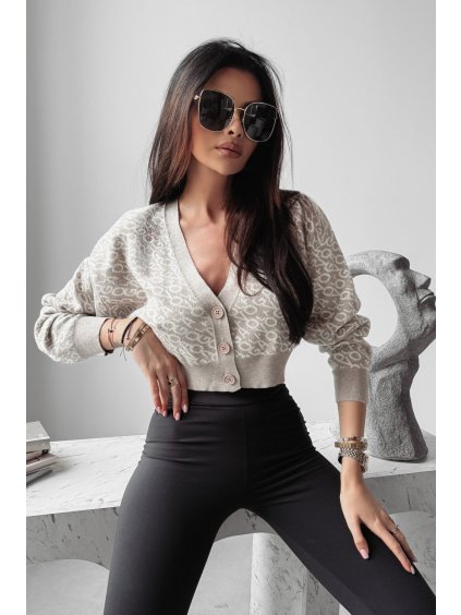 Olavoga Jase svetrík (Farba Béžová, Konfekčná veľkosť M)