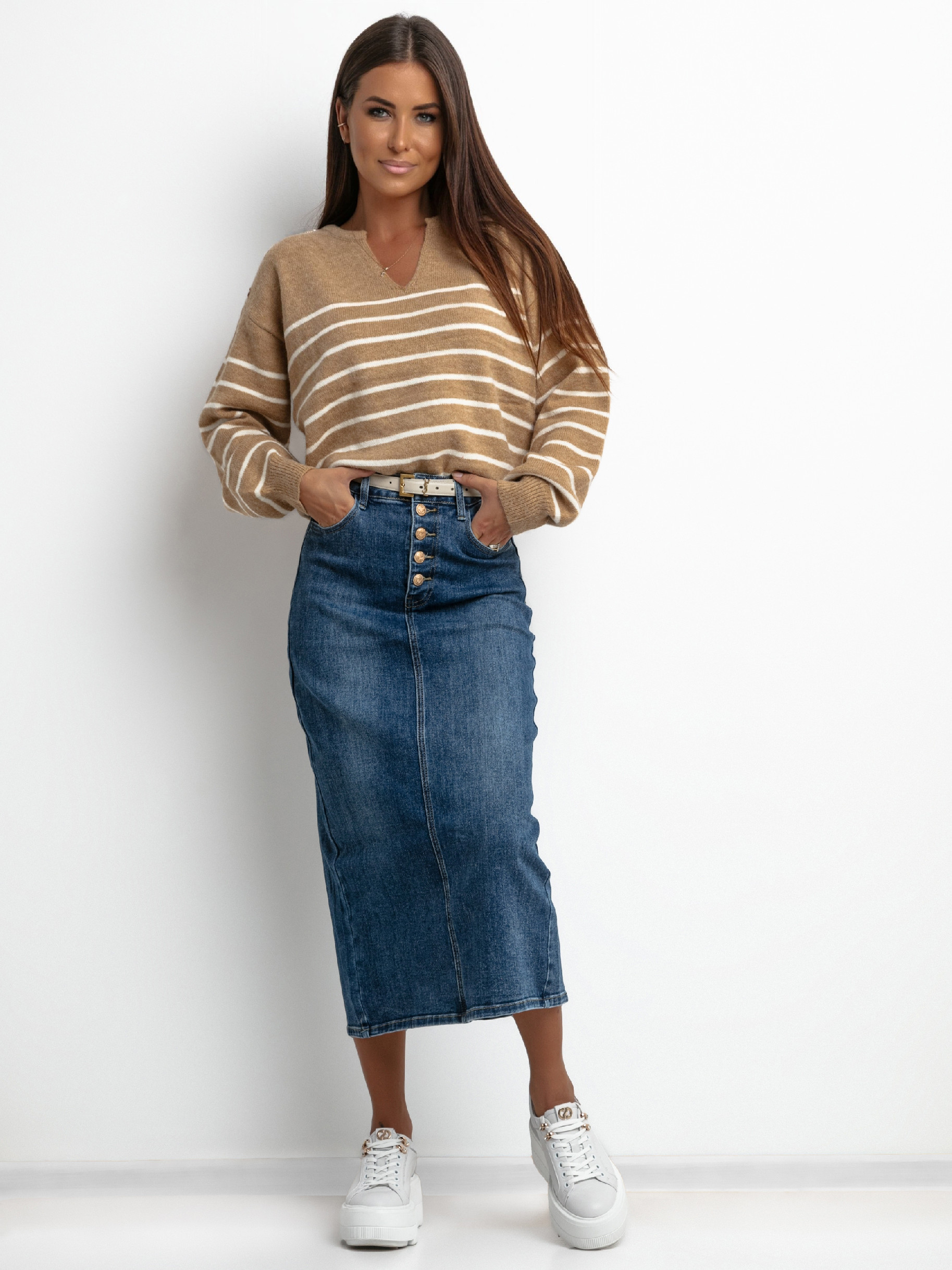 ASPERISSIA Dámský svetr ECLAT Barva: Hnědá