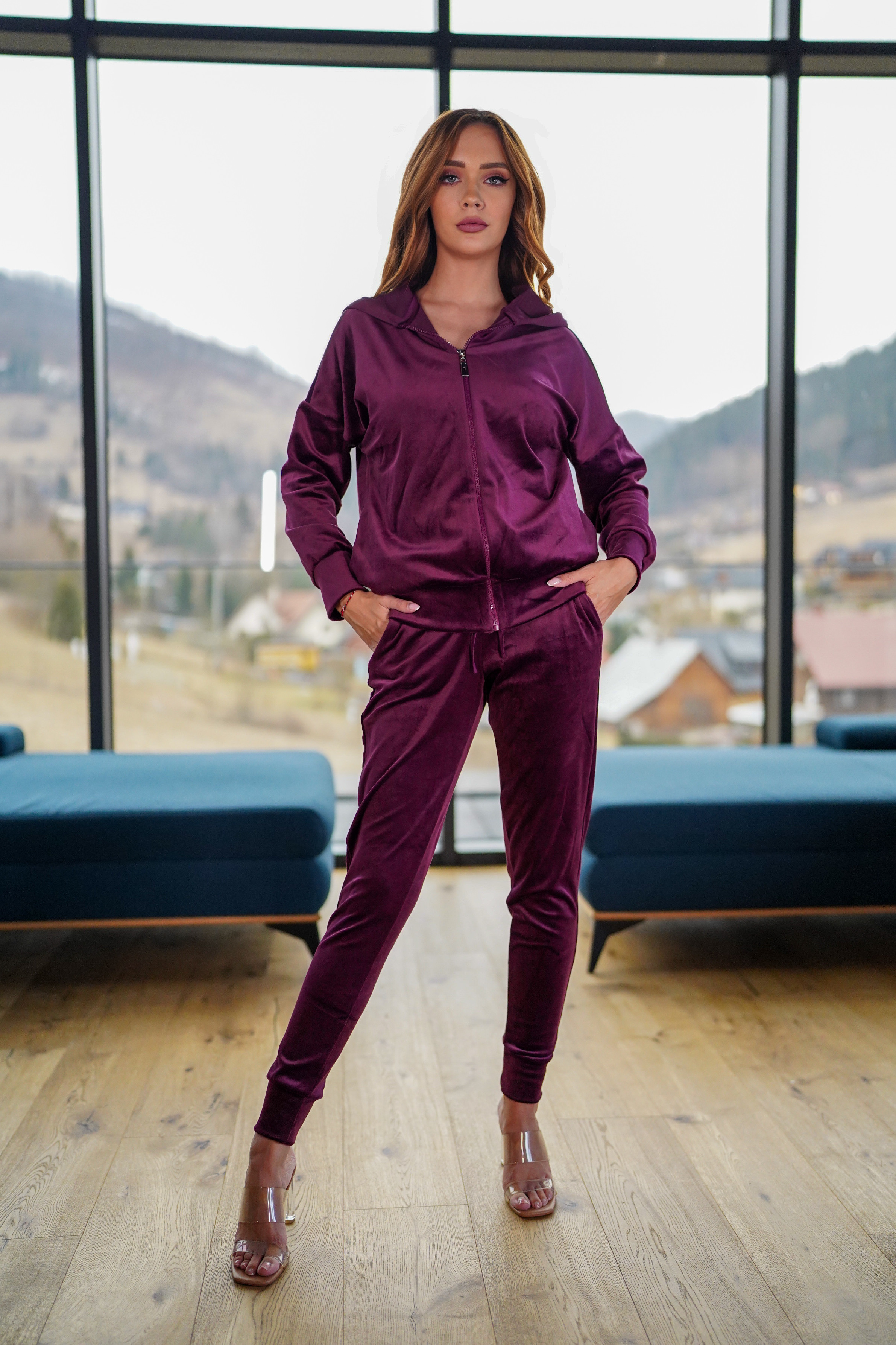 ASPERISSIA Dámská souprava ESSEX Barva: Fialová, Konfekční velikost: S/M