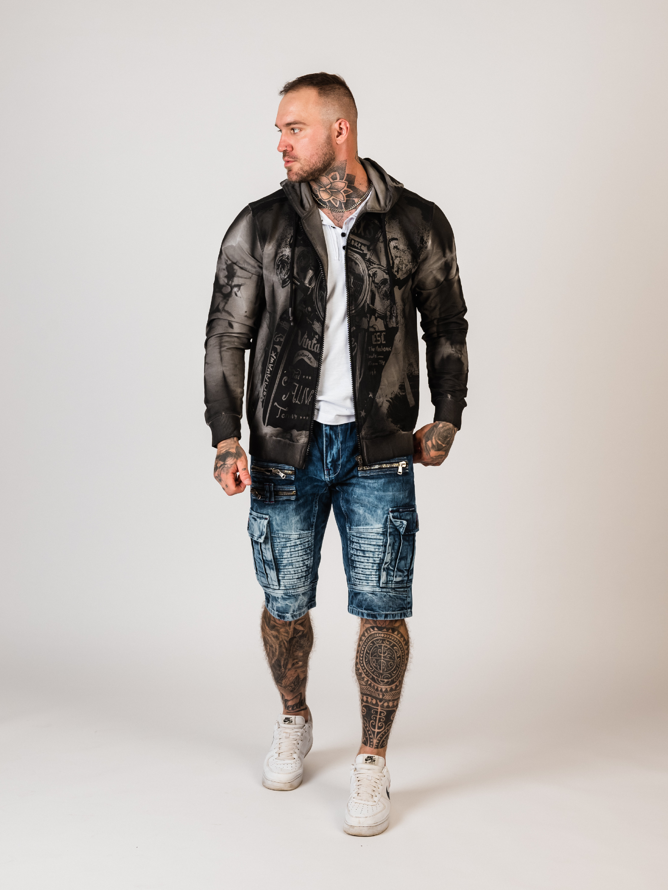 Pánské kraťasy CIPO & BAXX CK295 BLUE Barva: Modrá, Konfekční velikost: W36