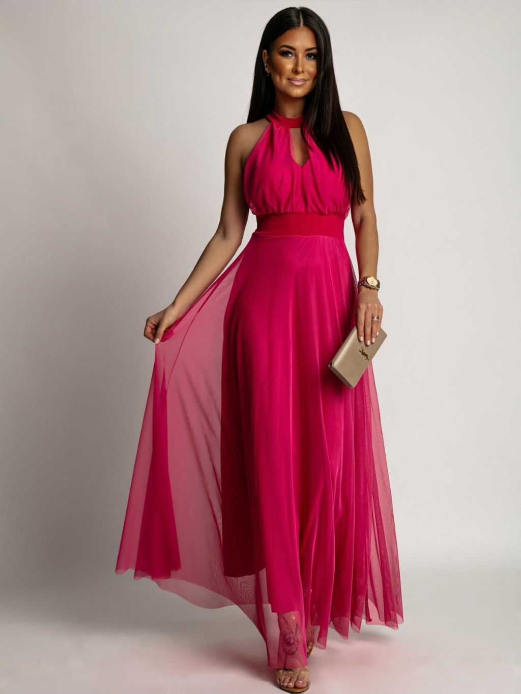 ASPERISSIA Dámské šaty LARISS Barva: Fuchsia