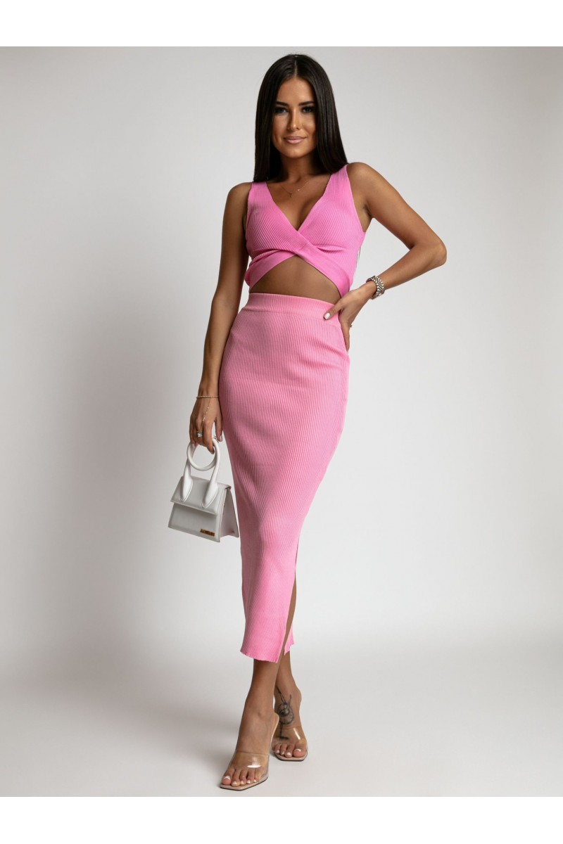 ASPERISSIA Dámský komplet DONNI Barva: Růžová, Konfekční velikost: M/L