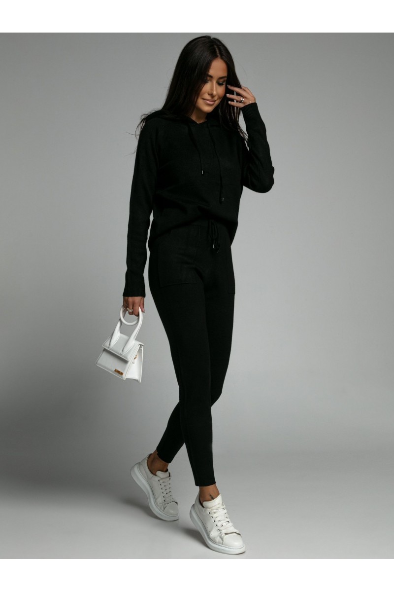 ASPERISSIA Dámská tepláková souprava MESSI Barva: Černá, Konfekční velikost: M/L