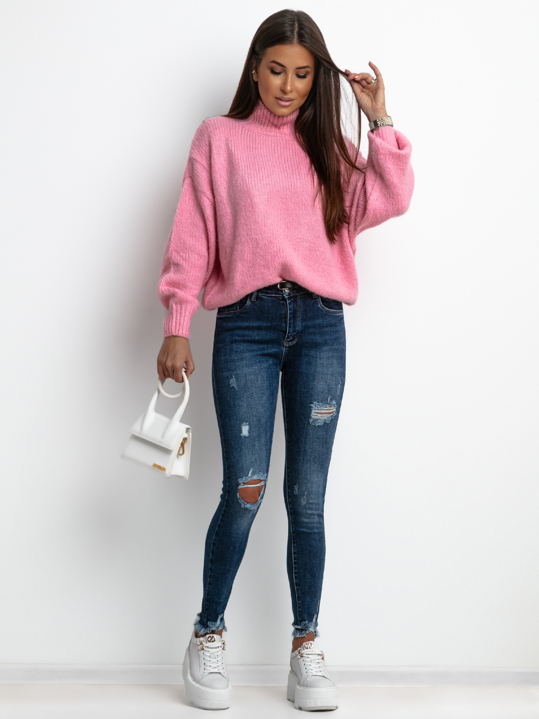 ASPERISSIA Dámské džíny ELEMS Barva: Modrá, Konfekční velikost: L