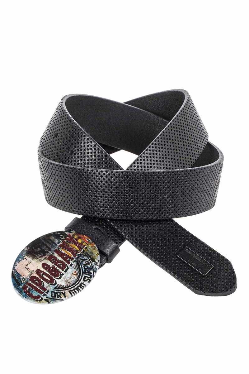 Opasek CIPO & BAXX CG206 BLACK Barva: Černá, Délka opasku: 90