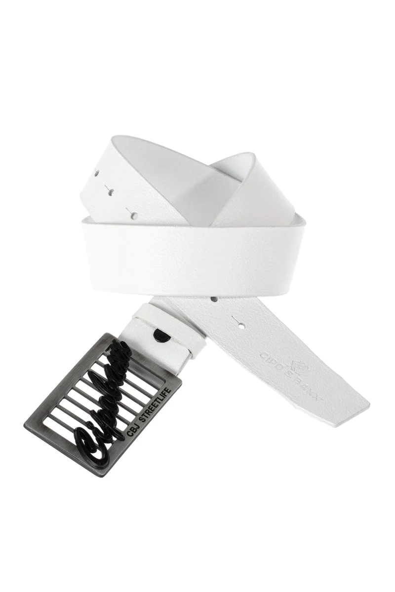 Opasek CIPO & BAXX CG191 WHITE Barva: Bílá