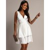 Dámské šaty ANNIA (Barva Bílá, Konfekční velikost ONESIZE)