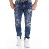 Pánské džíny CIPO & BAXX CD418 DARK BLUE