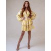 Dámské šaty AURORA (Barva Žlutá, Konfekční velikost S)