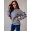 Dámský svetr SINDA (Barva Šedá, Konfekční velikost L/XL)