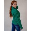 Dámský svetr SINDA (Barva Zelená, Konfekční velikost L/XL)