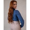 Dámský svetr JOYCE (Barva Modrá, Konfekční velikost L/XL)