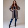 Dámský cardigan ELISE (Barva Hnedá, Konfekční velikost L/XL)