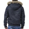 Pánská bunda CIPO & BAXX CM229 NAVYBLUE