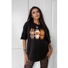 Olavoga Heart Side tričko (Konfekčná veľkosť one-sized, Farba Čierna)