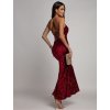Dámské šaty TESSIAN (Barva Bordová)
