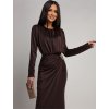 Dámske šaty MAUA (Farba Hnedá, Konfekčná veľkosť ONESIZE)