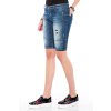Dámske kraťasy CIPO & BAXX WK153 BLUE (Farba modrá, Konfekčná veľkosť W32)