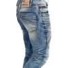 Pánské džíny CIPO & BAXX CD535 BLUE (Barva Modrá, Konfekční velikost W40/L34)