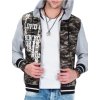 Pánská bunda CIPO & BAXX CJ215 (Barva Khaki, Konfekční velikost XXL)