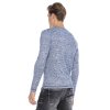 Pánske tričko CIPO & BAXX CL423 BLUE (Farba modrá, Konfekčná veľkosť XXL)